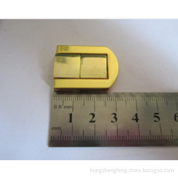 Gift Box Lock/Wood Box Lock/Zinc Alloy Shiny Golden Lock
